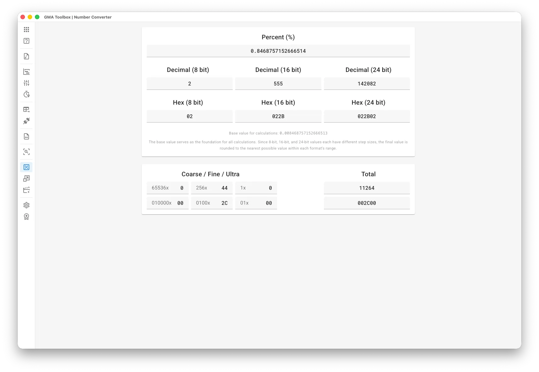 Number Converter - Screenshot
