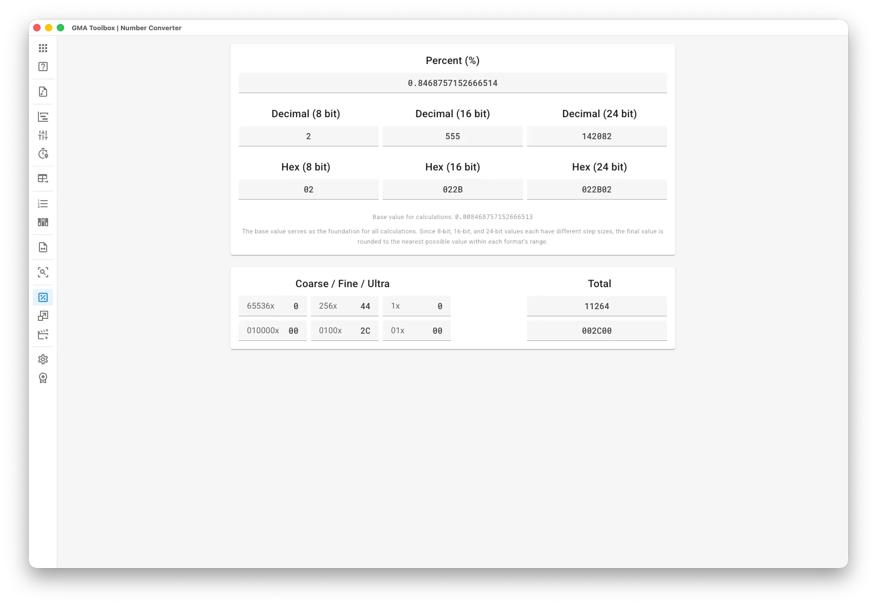 Number Converter - Screenshot